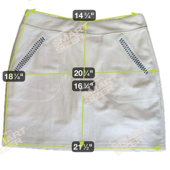 Talbots Skort Small White Pockets Tenniscore Golf Activewear Casual Athleisure - Picture 4 of 9